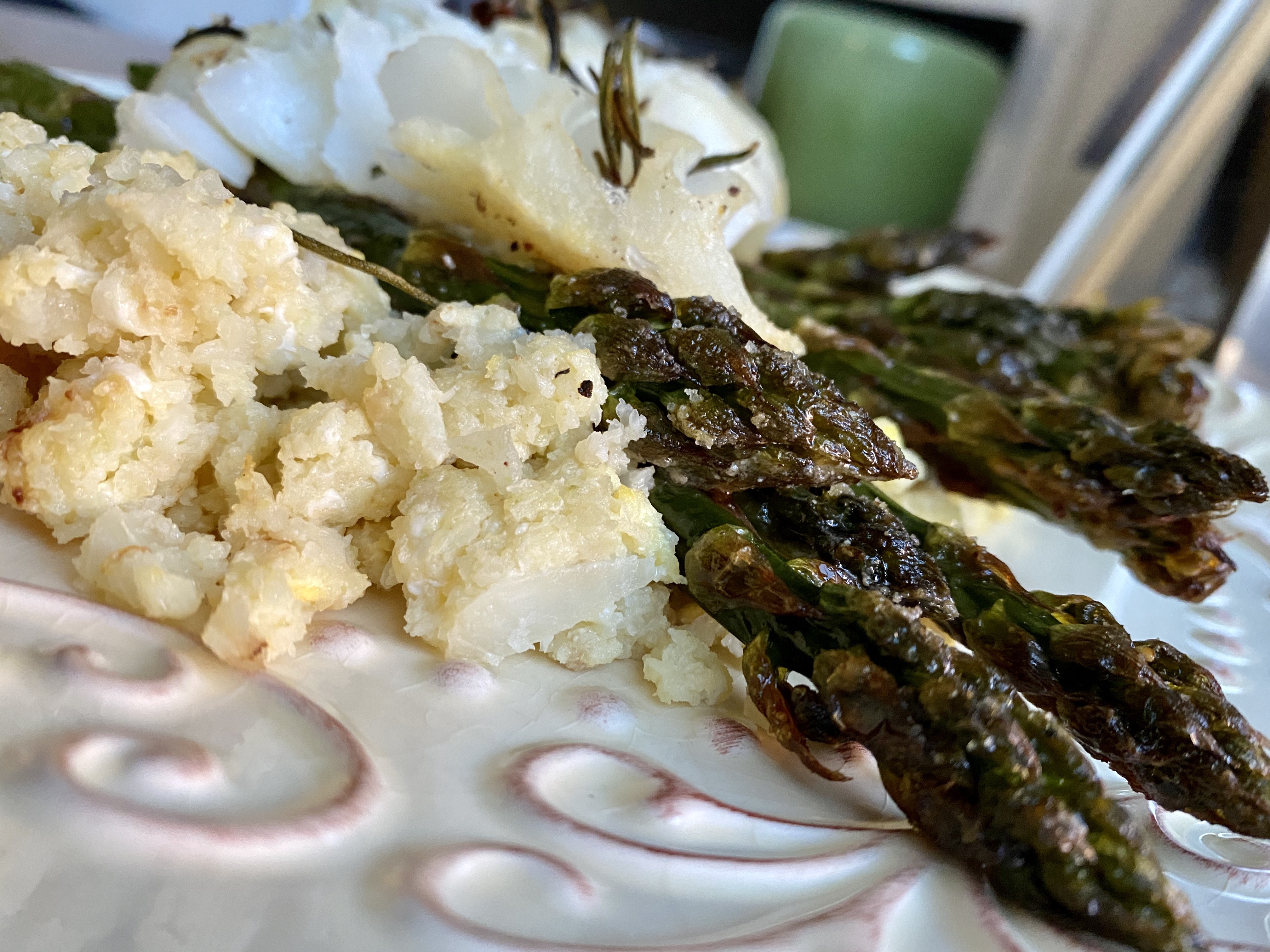 Rosemary Cod with Cauliflower Rice by BeautyBeyondBones! #grainfree #glutenfree #pescatarian #paleo #specificcarbohydratediet #food #edrecovery #healthyfood