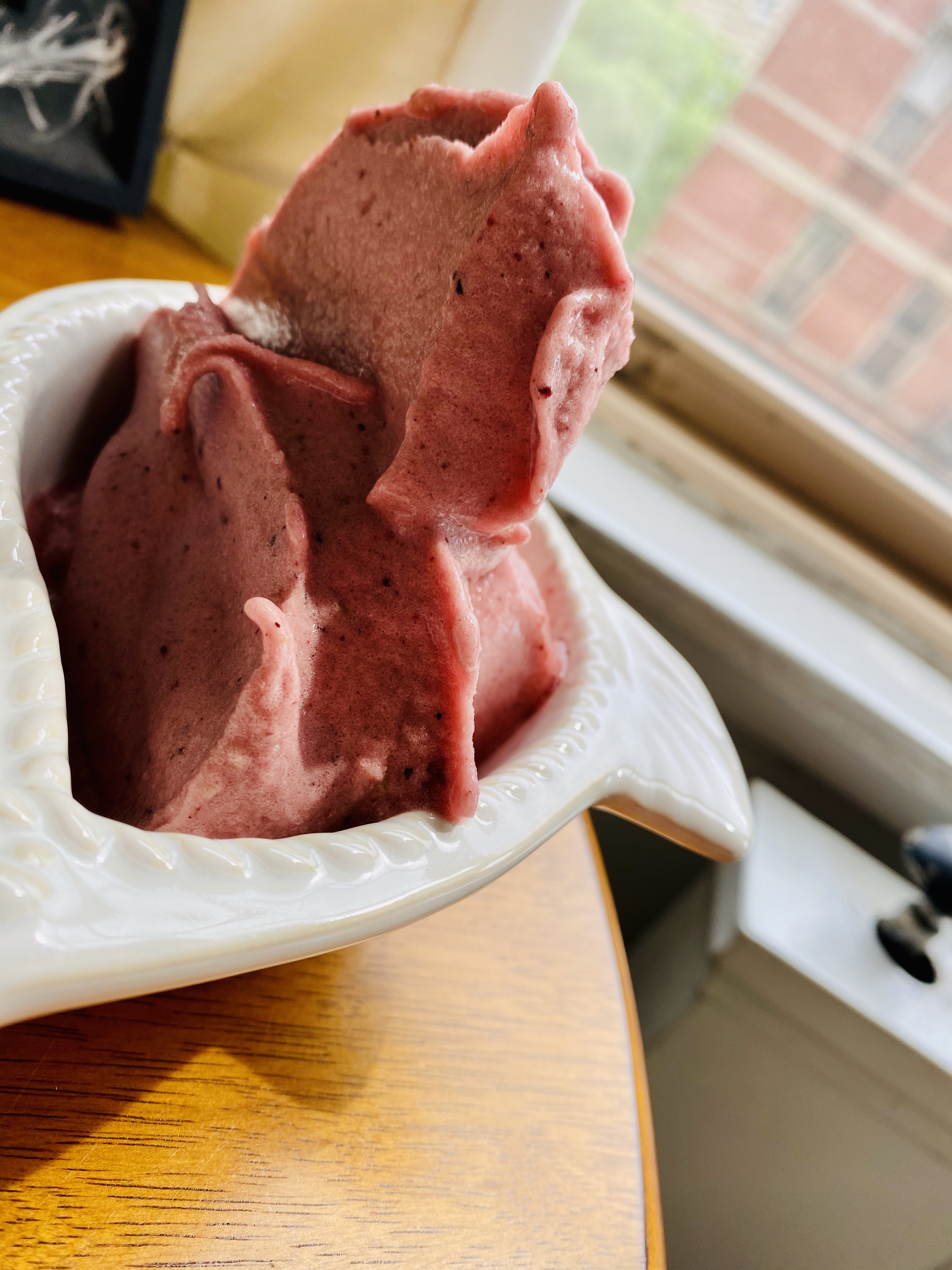 Watermelon Blackberry Ice Cream by BeautyBeyondBones! #dessert #food #glutenfree #vegan #paleo #specificcarbohydratediet #edrecovery 