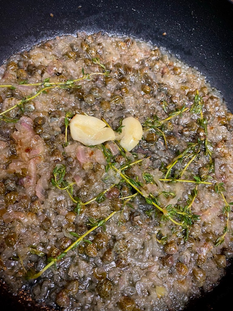 A delicious and #healthy #dinner of Halibut with a white wine and caper sauce, and KETO TEMPURA BROCCOLI! How is it #keto? It uses almond flour! #lowcarb #glutenfree #paleo #ulcerativecolitis #food #recipe #specificcarbohydratediet 