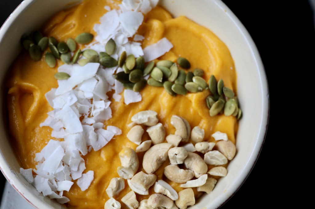 Pumpkin Pie Ice Cream by BeautyBeyondBones #glutenfree #vegan #paleo #dairyfree #fall #pumpkinspice #edrecovery #dessert