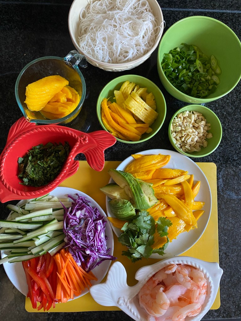 This colorful, fun salad is my latest obsession!! And don’t let it’s beauty deceive you…it’s gosh darn DELICIOUS! The perfect summer meal! #glutenfree #keto #food #recipe #healthy #salad #specificcarbohydratediet #paleo #cooking #yum 