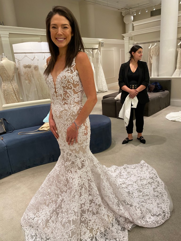 I went to the top bridal boutiques in #NYC. Sharing the wedding dresses I DIDN'T choose! (Don't worry, I'm not showing my fiance!) #bride #bridetobe #wedding #weddingdress #style #fashion #engaged #engagement #kleinfeld