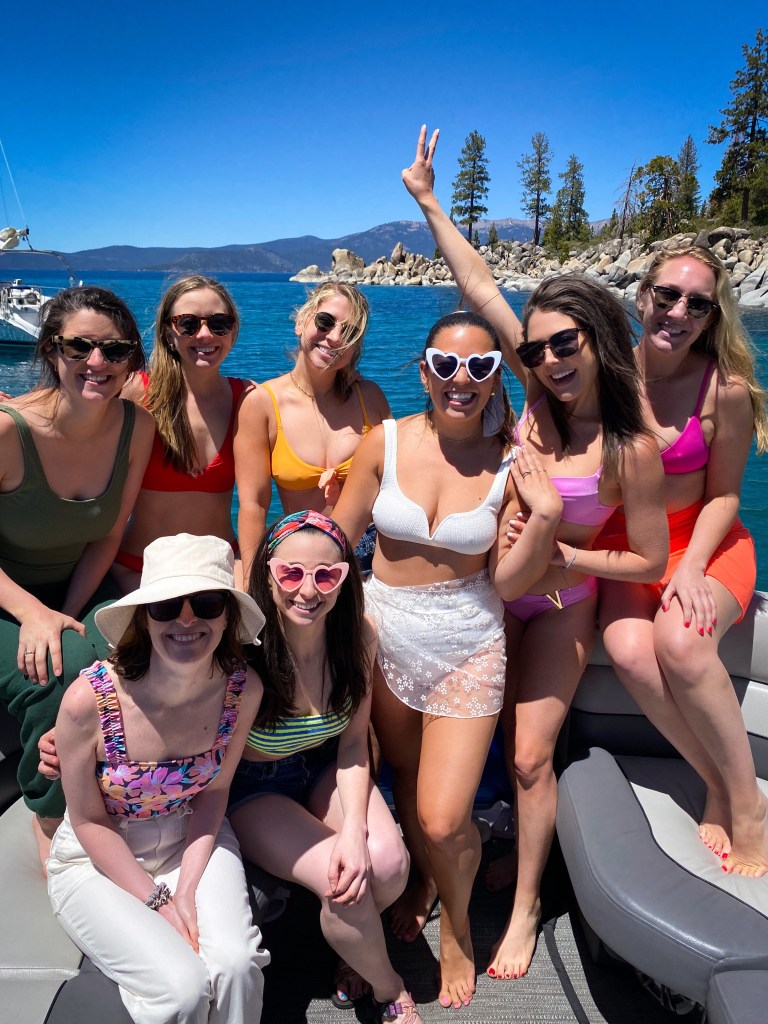 The girls take Lake Tahoe! Sharing our adventures on my best friend’s #bachelorette party! #laketahoe #travel #wedding #california #summer #friendship #getaway #wanderlust #blog