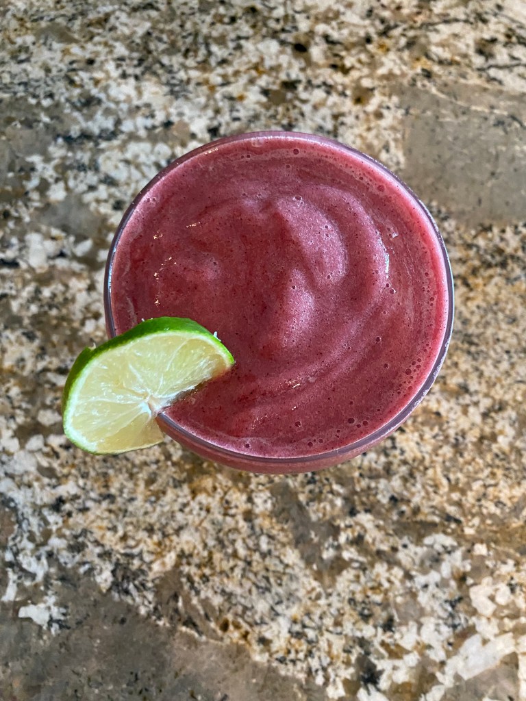 Nothing says #SUMMER like a refreshing FROZEN #COCKTAIL! And I'm sharing my three favorite ones! A Strawberry #Margarita, Tropical Daiquiri, and Ice Cream Grasshopper! They're a hit for any party! #recipe #bbq #recipe #cocktailrecipe #alcohol #drinks #blenderrecipe 