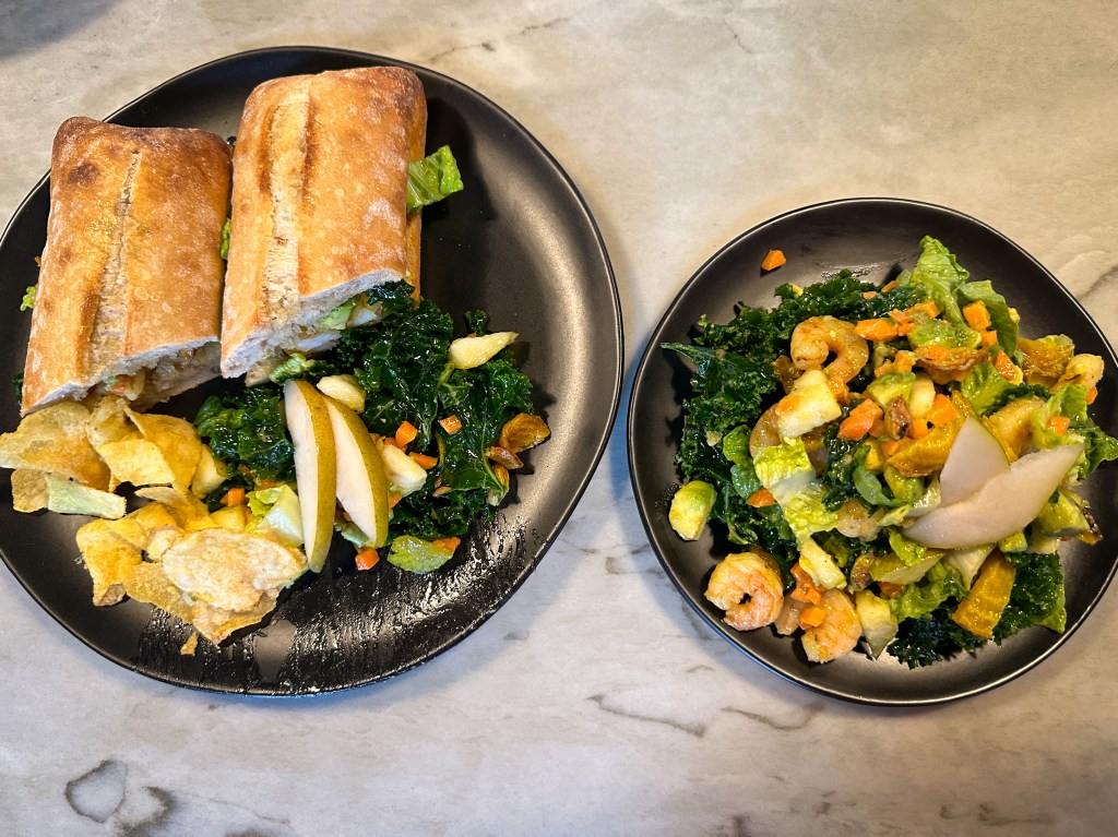 Feast your eyes on my delicious Pear and Pistachio Kale Salad with Champagne Vinaigrette! A sweet and savory salad that will become your new favorite! Healthy never tasted so good! #glutenfree #paleo #healthyfood #salad #kale #health #specificcarbohydratediet #goodfood #food #recipe #yum