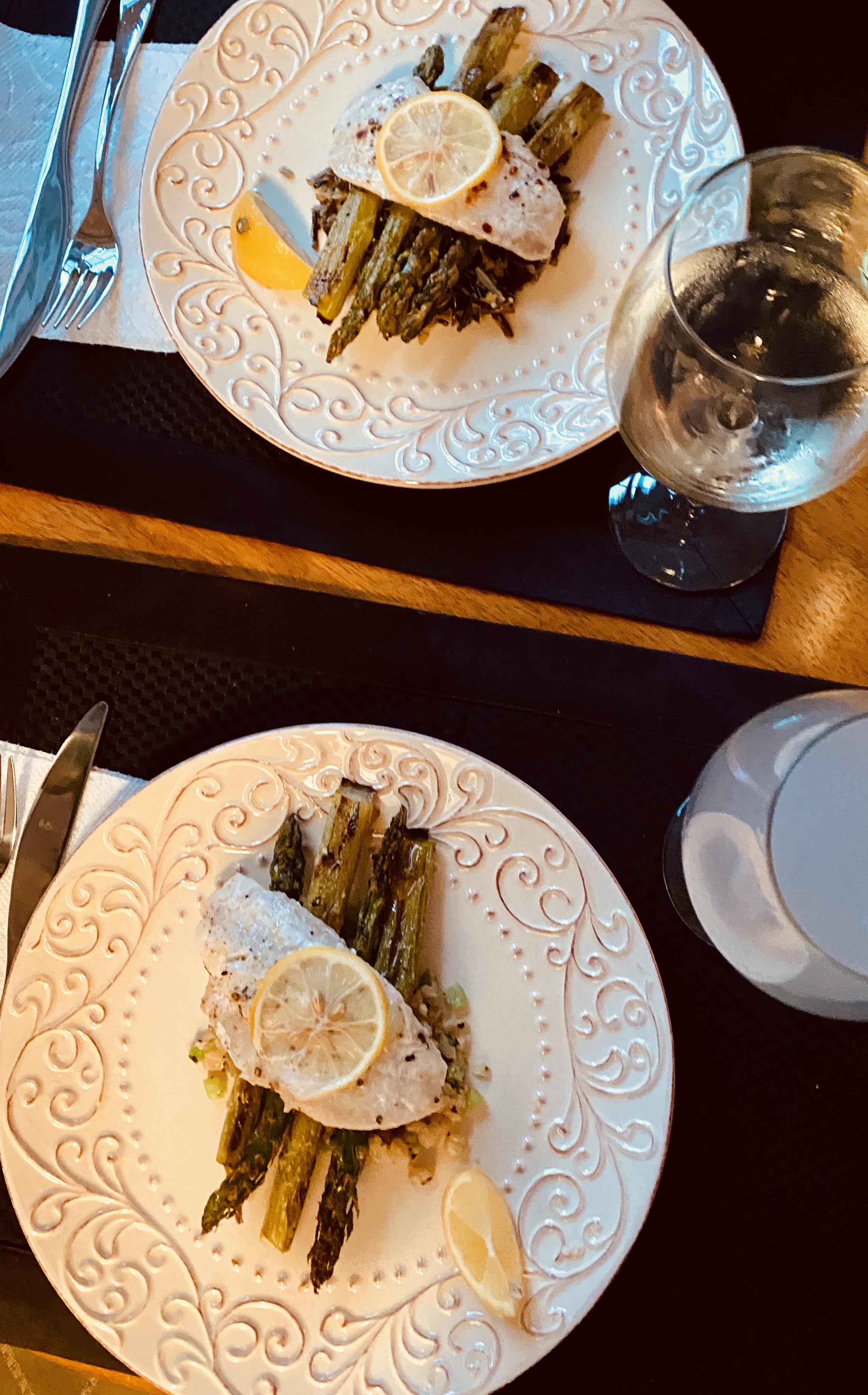 White wine sea bass by BeautyBeyondBones #glutenfree #paleo #grainfree #specificcarbohydratediet #scd #edrecovery #food #dinner #pescatarian