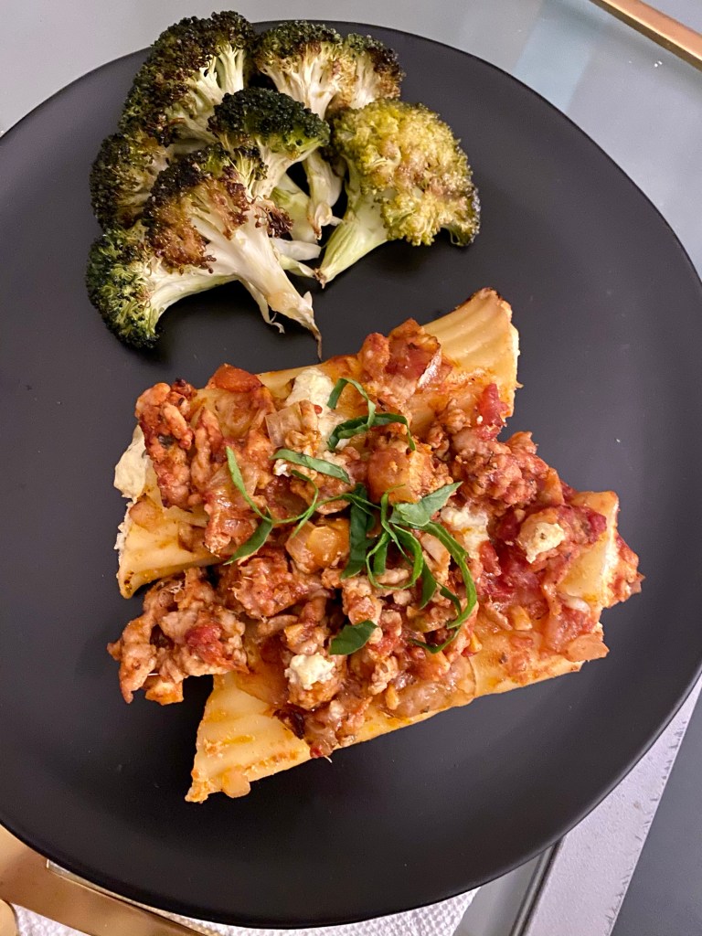 Three Cheese Manicotti by BeautyBeyondBones #food #italianfood #pasta #recipes #cheese #edrecovery