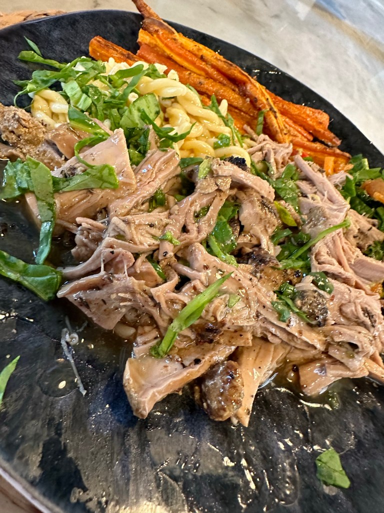 A “set it and forget it” Meal the whole #family will love! Juicy #Pork Tenderloin with Gravy will be your new favorite summer #dinner recipe! #glutenfree #cooking #keto #paleo #healthyfood #yum #Grainfree