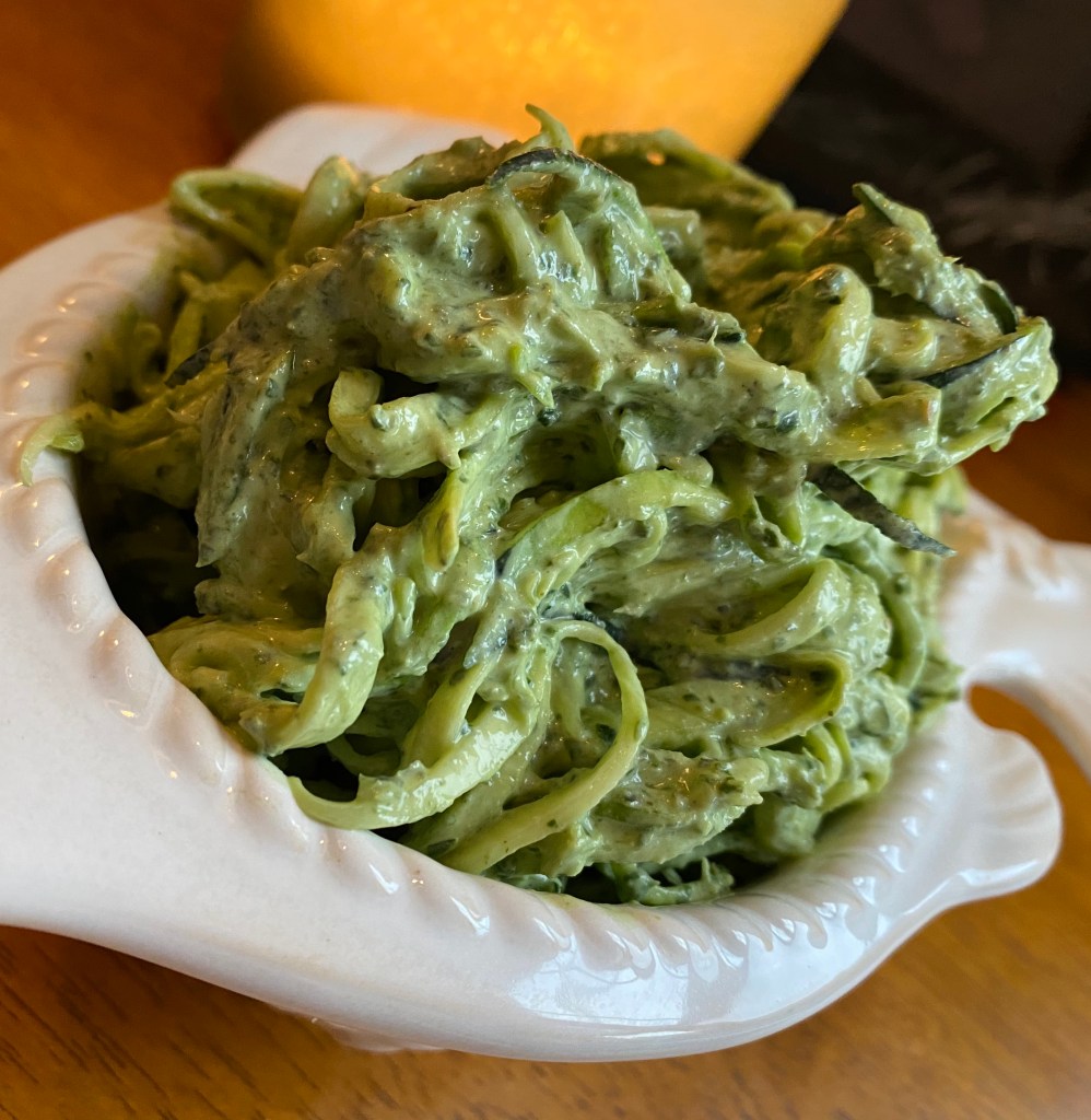 Cheesy Pesto Pasta by BeautyBeyondBones #healthyfood #vegetarian #glutenfree #food #edrecovery #yum 