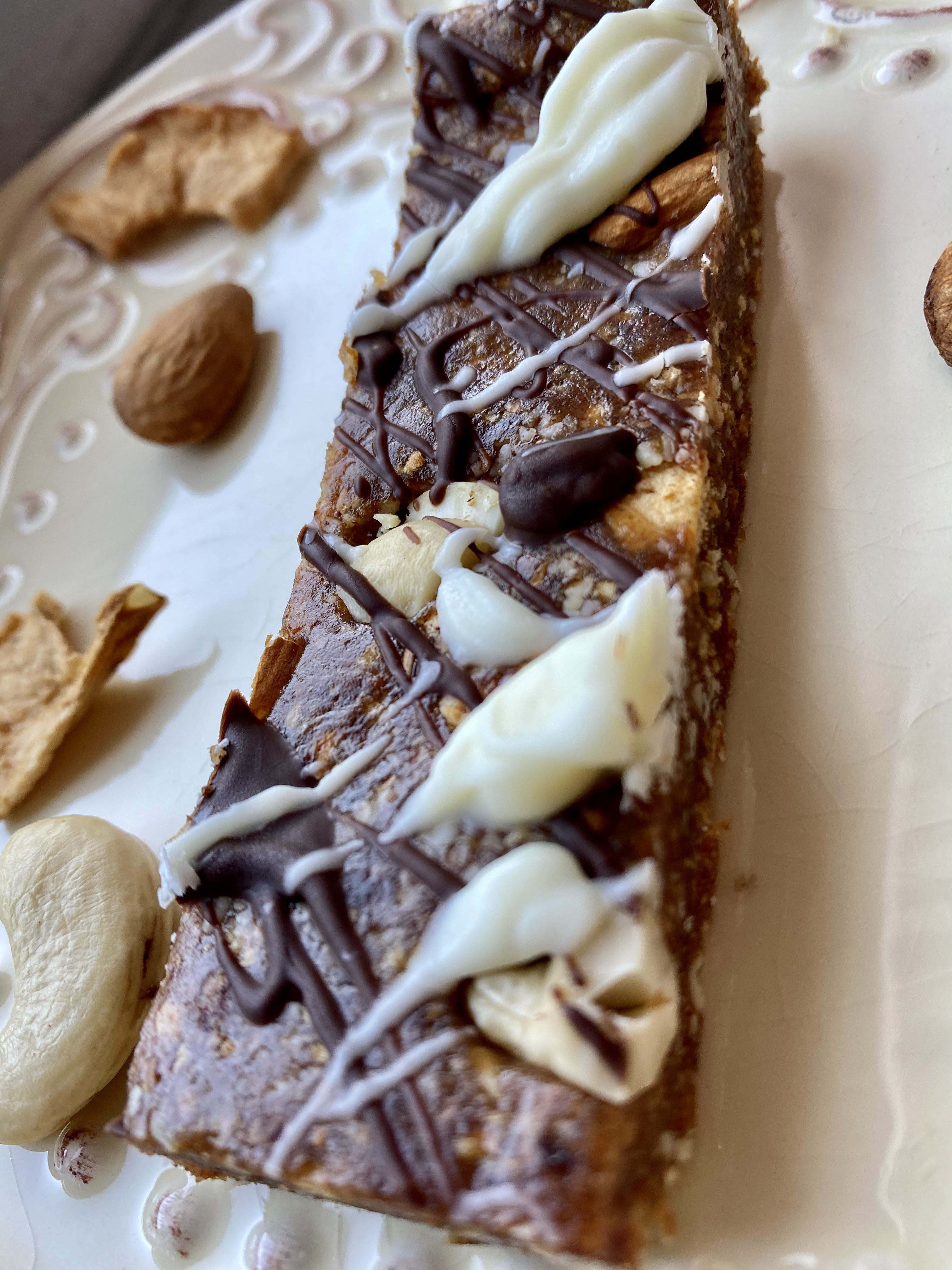 Caramel Apple Bars by BeautyBeyondBones #grainfree #glutenfree #vegan #paleo #vegetarian #dessert #keto #specificcarbohydratediet #edrecovery #food #breakfast #chocolate