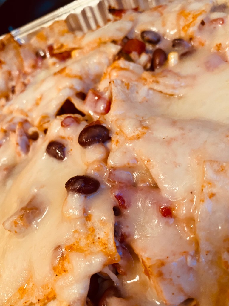 Mexican Tortilla Casserole by BeautyBeyondBones. #healthyfood #glutenfree #food #paleo #dinner #cooking #mexicanfood #avocado #guacamole #edrecovery