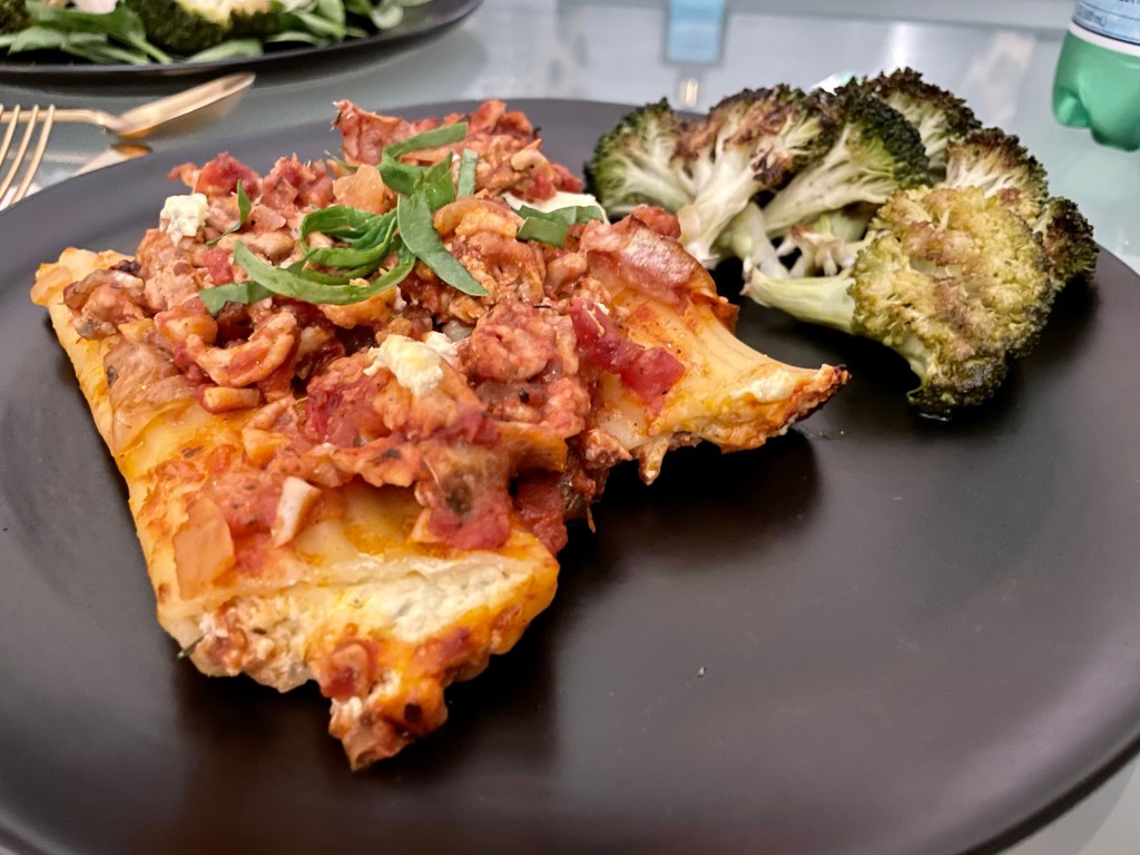 Three Cheese Manicotti by BeautyBeyondBones #food #italianfood #pasta #recipes #cheese #edrecovery