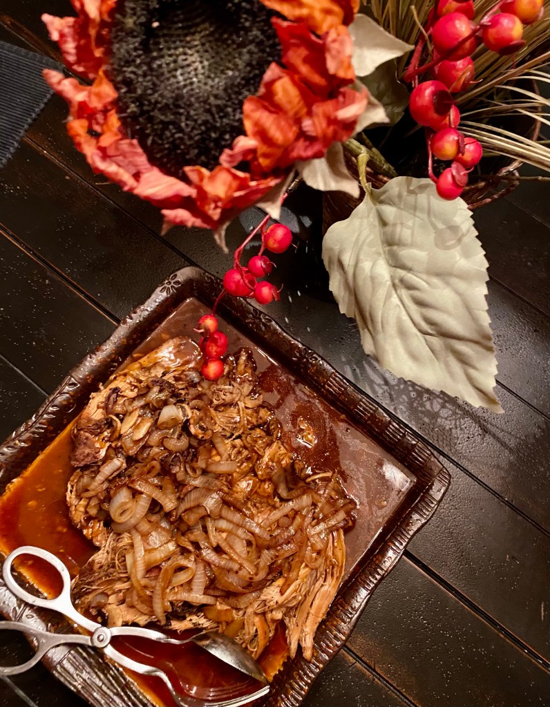 Mouth watering pork tenderloin by BeautyBeyondBones #food #dinner #glutenfree #pork #meat #healthyfood #crockpot #slowcooker #easydinner #edrecovery #recovery #yum