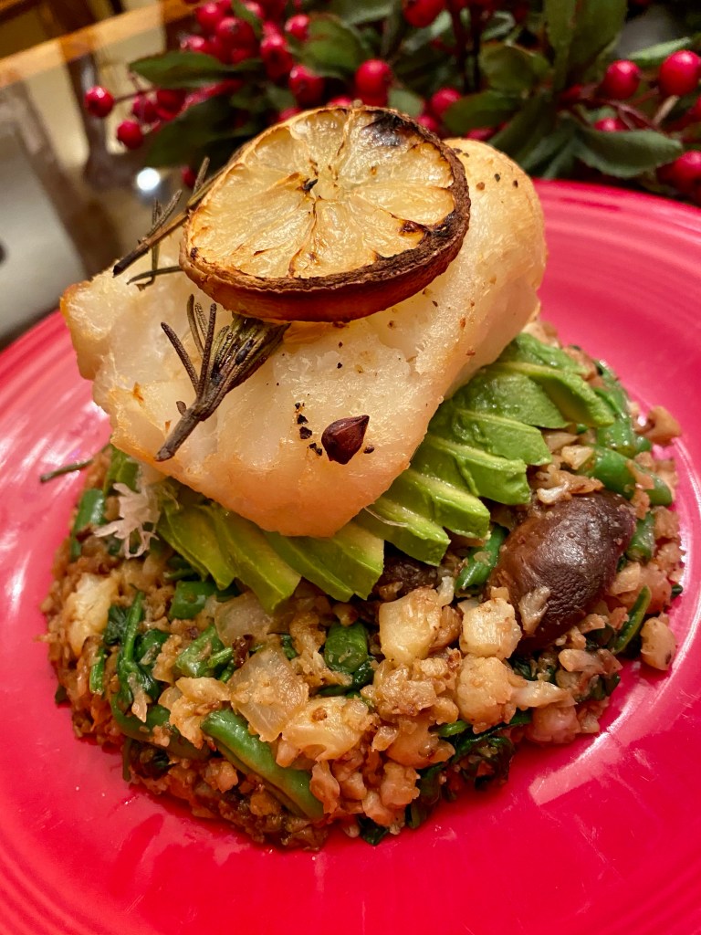 Gourmet takeout in less than 20 minutes by BeautyBeyondBones #glutenfree #grainfree #paleo #keto #food #cooking #edrecovery #dinner #pescatarian 