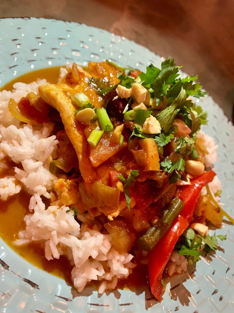 Curry Poached Sea Bass by BeautyBeyondBones! #edrecovery #food #glutenfree #grainfree #paleo #curry #health #healthyfood #specificcarbohydratediet #wellness #dinner