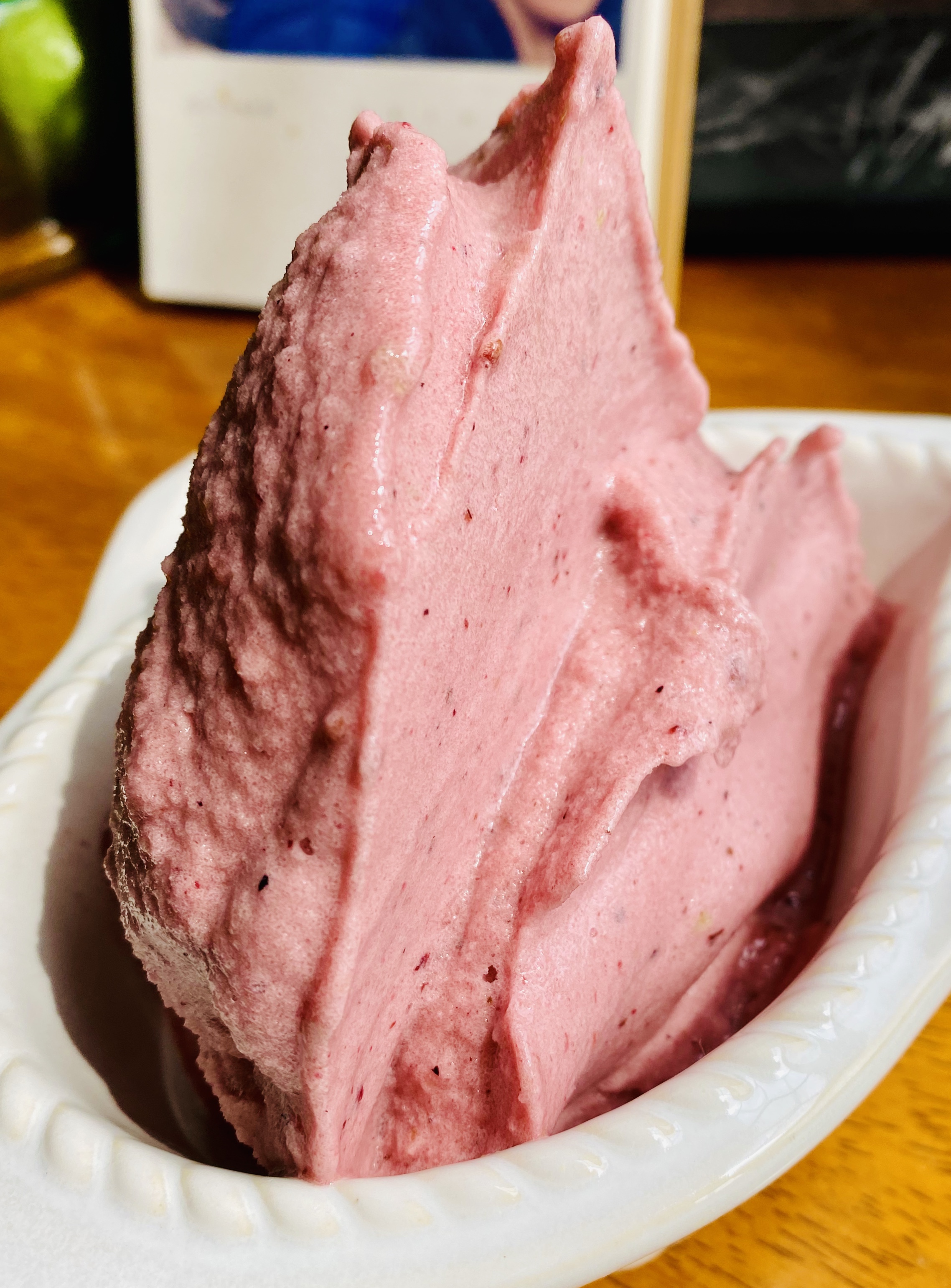 Watermelon Blackberry Ice Cream by BeautyBeyondBones! #dessert #food #glutenfree #vegan #paleo #specificcarbohydratediet #edrecovery 
