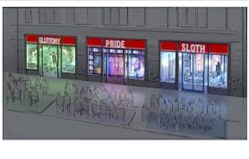 After stumbling upon “Seven Deadly Sins,” the new immersive theater experience in NYC that is taking society by storm, it leaves this Catholic blogger with an unshakable sadness. This glorification of literal sin is what society has deemed praiseworthy. How far we have fallen. #catholic #nyc #faith #Christianity #culture #god #Jesus #theater #religion