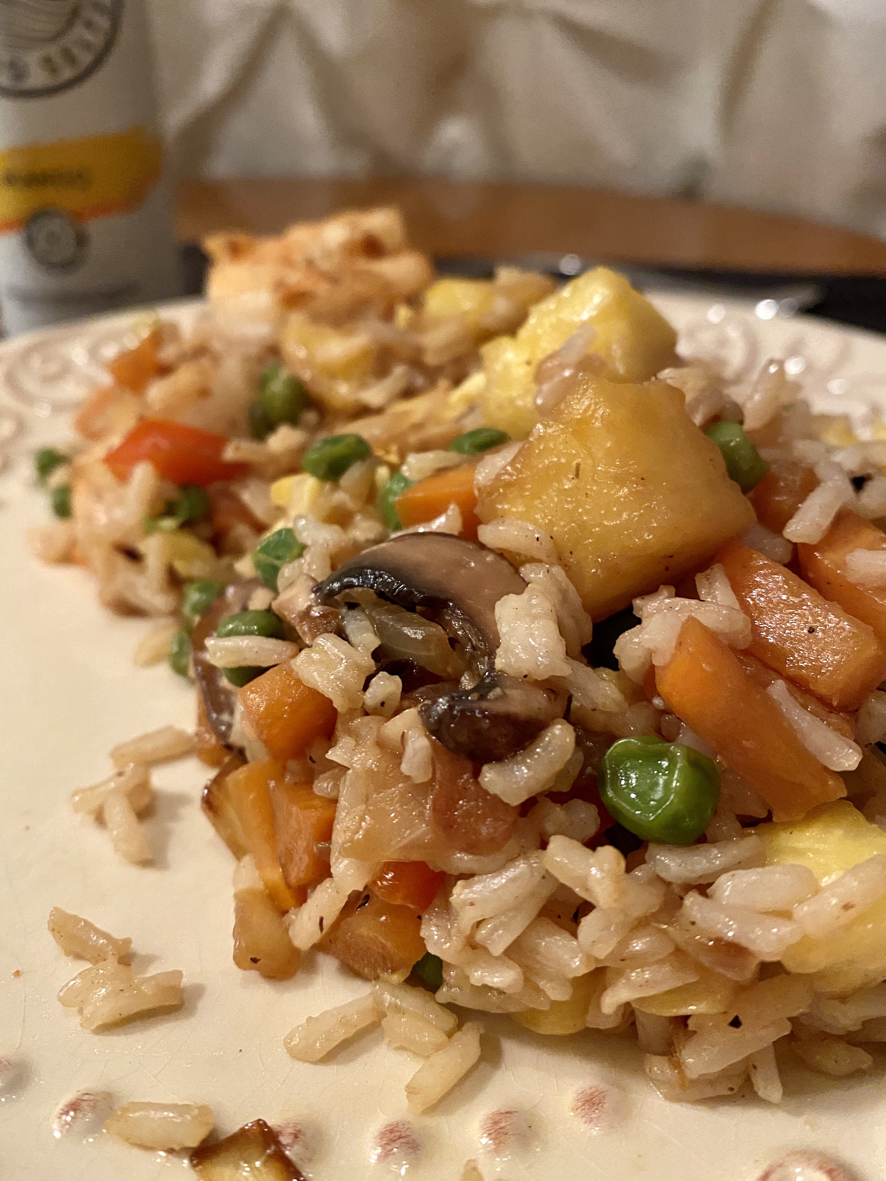 Pineapple Shrimp Fried Rice by BeautyBeyondBones #glutenfree #paleo #cooking #food #grainfree #healthyfood #edrecovery #specificcarbohydratediet #pescatarian