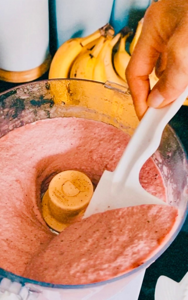 Watermelon Blackberry Ice Cream by BeautyBeyondBones! #dessert #food #glutenfree #vegan #paleo #specificcarbohydratediet #edrecovery 
