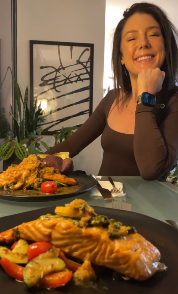 If you're not marinating your salmon, you're doing it wrong! This FLAVORFUL Ginger Lime Salmon has a secret ingredient...pineapple! It's a phenomenal #dinner your family will love! #cooking #food #salmon #seafood #fish #healthyfood #lowcarb #glutenfree #specificcarbdiet 