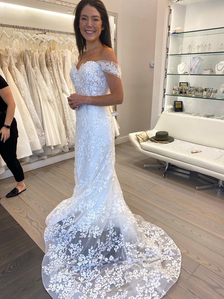 I went to the top bridal boutiques in #NYC. Sharing the wedding dresses I DIDN'T choose! (Don't worry, I'm not showing my fiance!) #bride #bridetobe #wedding #weddingdress #style #fashion #engaged #engagement #kleinfeld