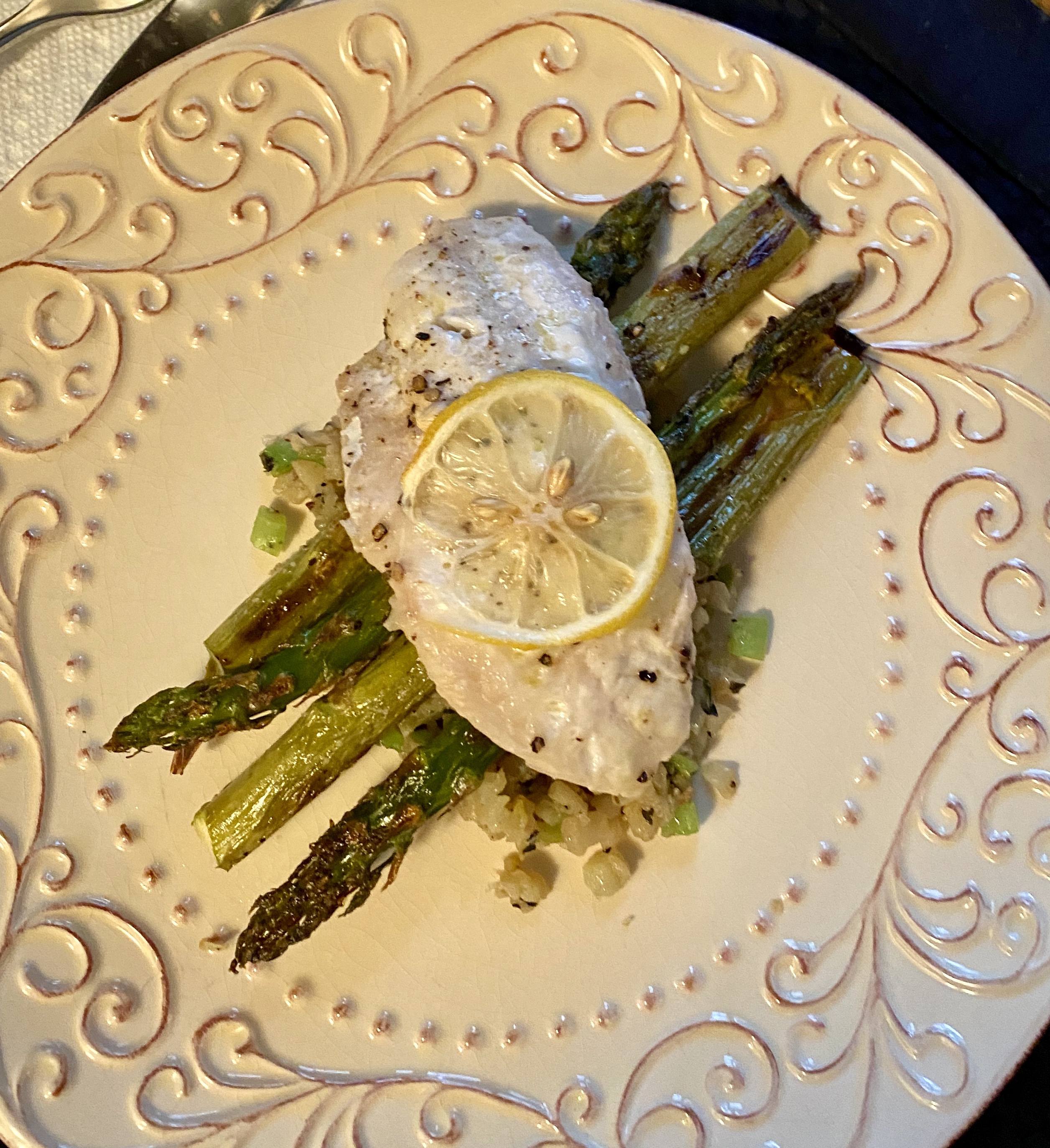 White wine sea bass by BeautyBeyondBones #glutenfree #paleo #grainfree #specificcarbohydratediet #scd #edrecovery #food #dinner #pescatarian
