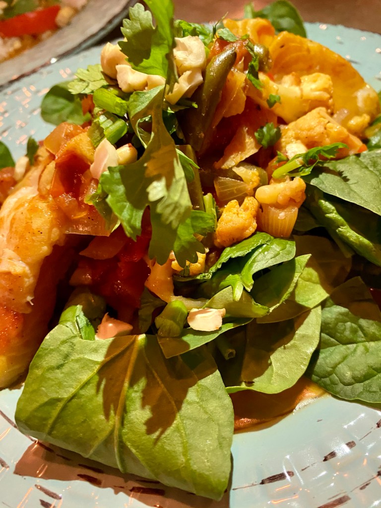 Curry Poached Sea Bass by BeautyBeyondBones! #edrecovery #food #glutenfree #grainfree #paleo #curry #health #healthyfood #specificcarbohydratediet #wellness #dinner